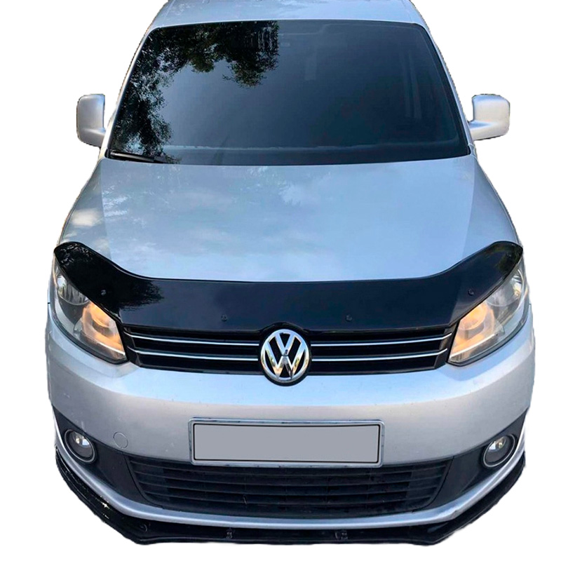 Protection du capot sur mesure pour Volkswagen Caddy MK3 Facelift 2010-2015 - Noir brillant