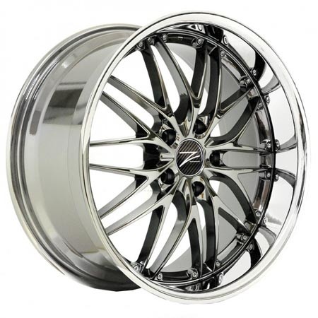 Z-Performance Two Black Chrome Inox 8,5x19 5x112 ET38 Velgen