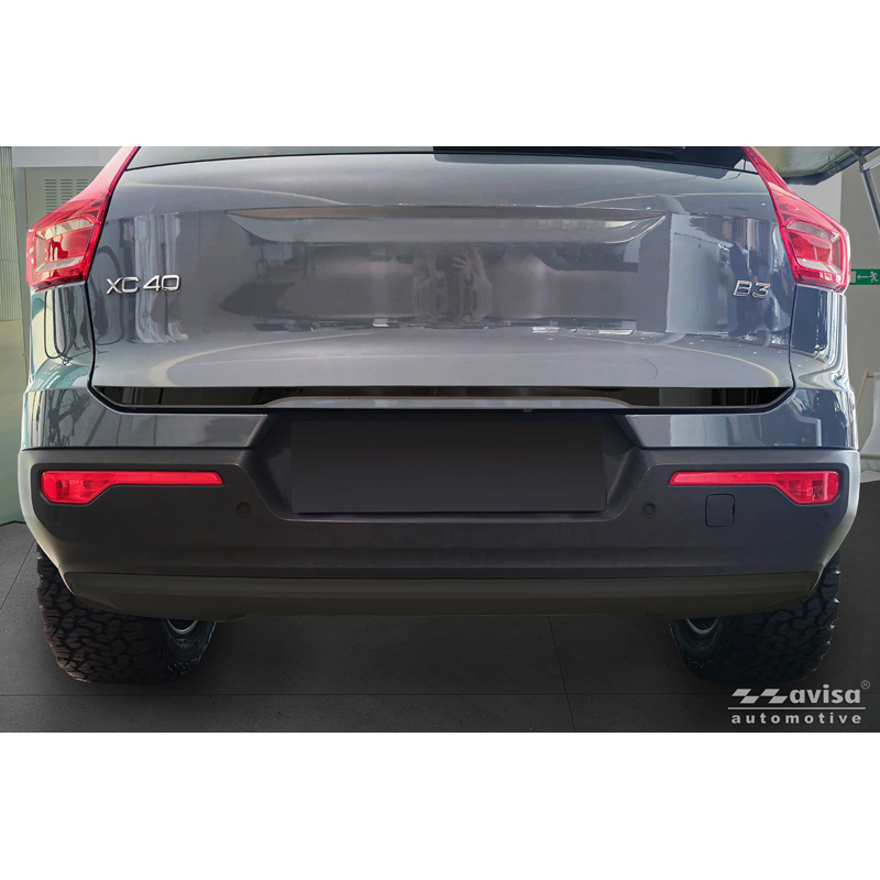 Avisa Moulure de hayon en Inox Noir Chrome sur mesure pour Volvo XC40 (536) 2017-