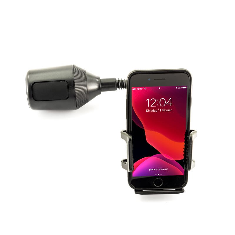 Supporte Smartphone/Telephone/PDA/iPod universelle pour porte-gobelet