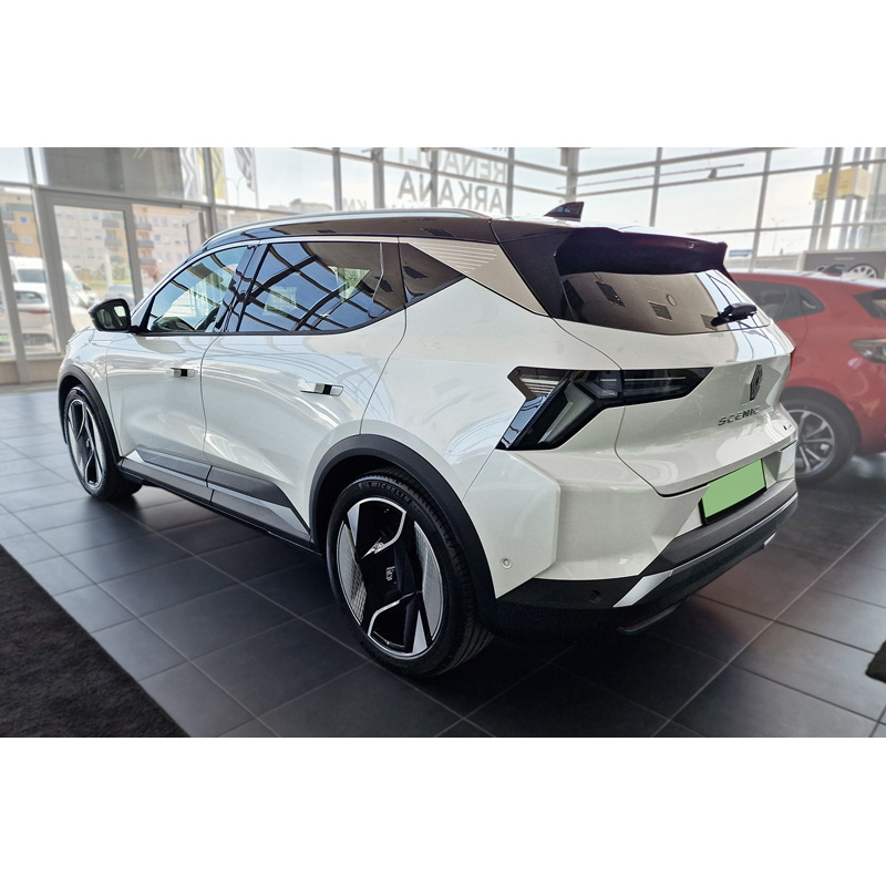 Avisa Protection de seuil arrière inox noir mat sur mesure pour Renault Scenic E-Tech 2024- 'Ribs'