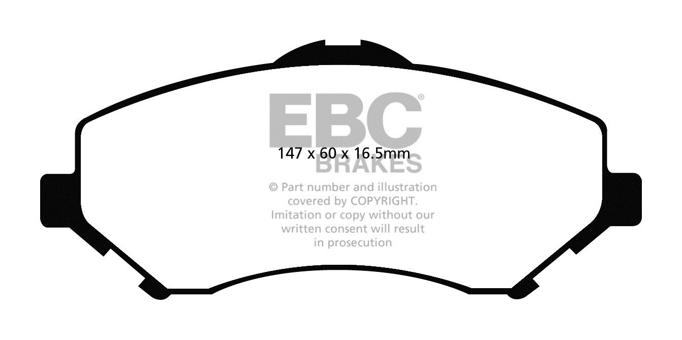 EBC Brakes FIAT Freemont 2.0 TD (140) 2011-.. Remblokken voorzij