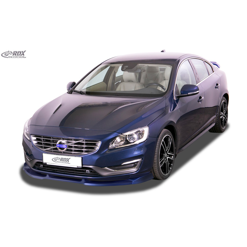Jupes latérales 'Slim' sur mesure pour Volvo S60/V60 2013-2018 (ABS noir luisant)