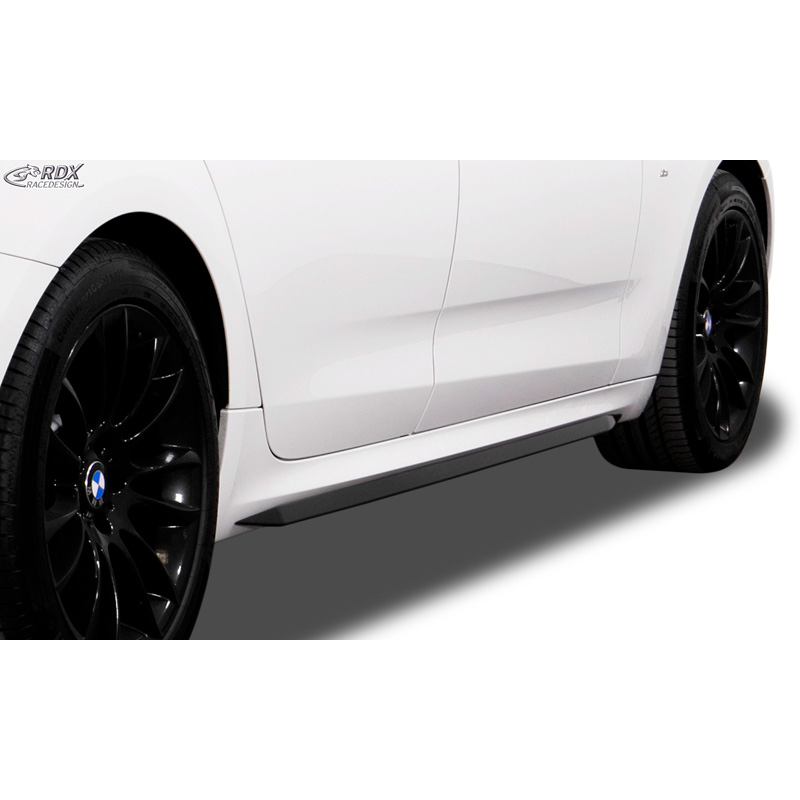 Jupes latérales 'Slim' sur mesure pour BMW Série 5 F07 GT 2009- (ABS noir luisant)