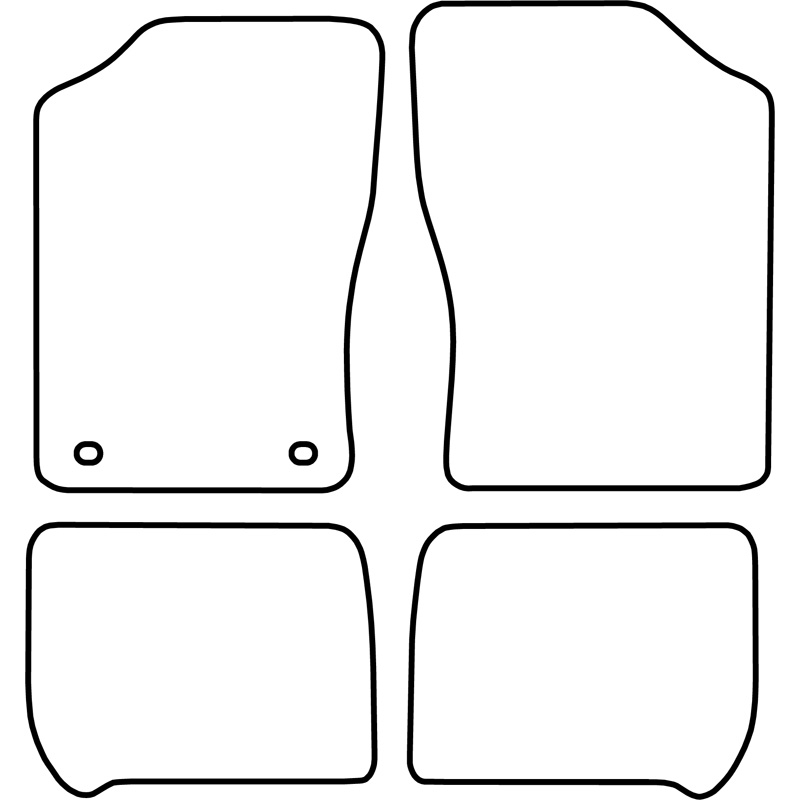 Set de tapis de sol sur mesure pour Subaru Mini Jumbo