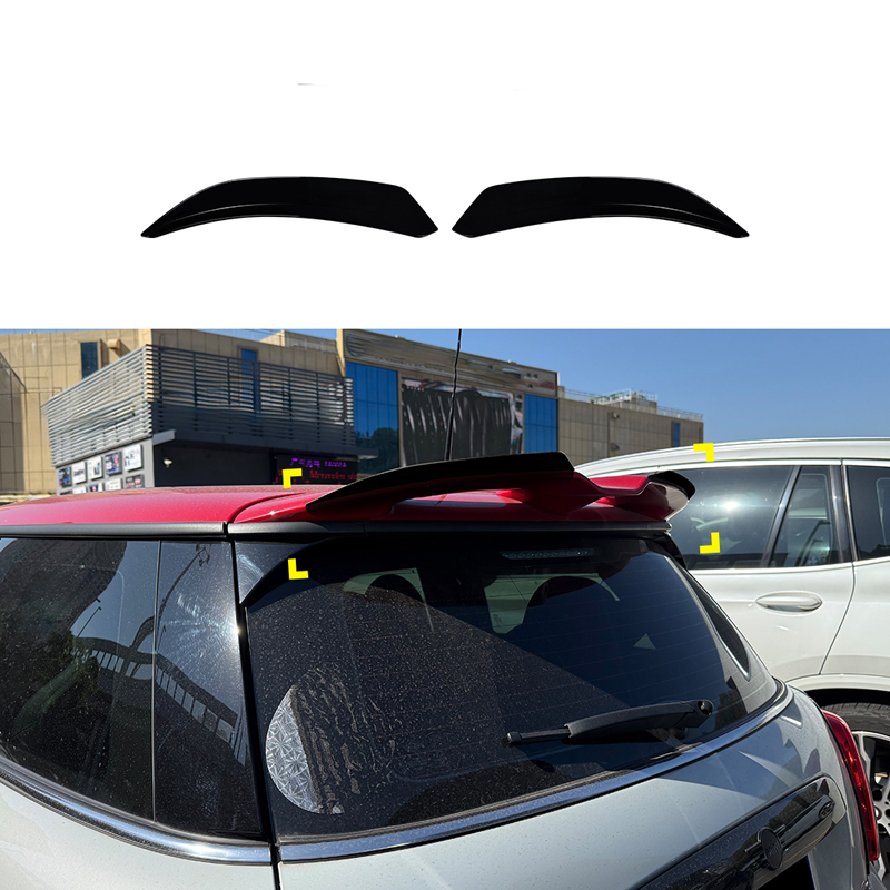 Becquet de toit (Spoiler Cap) sur mesure pour Mini F55/F56 Cooper S JCW 2013-2024 (ABS Noir Luisant)