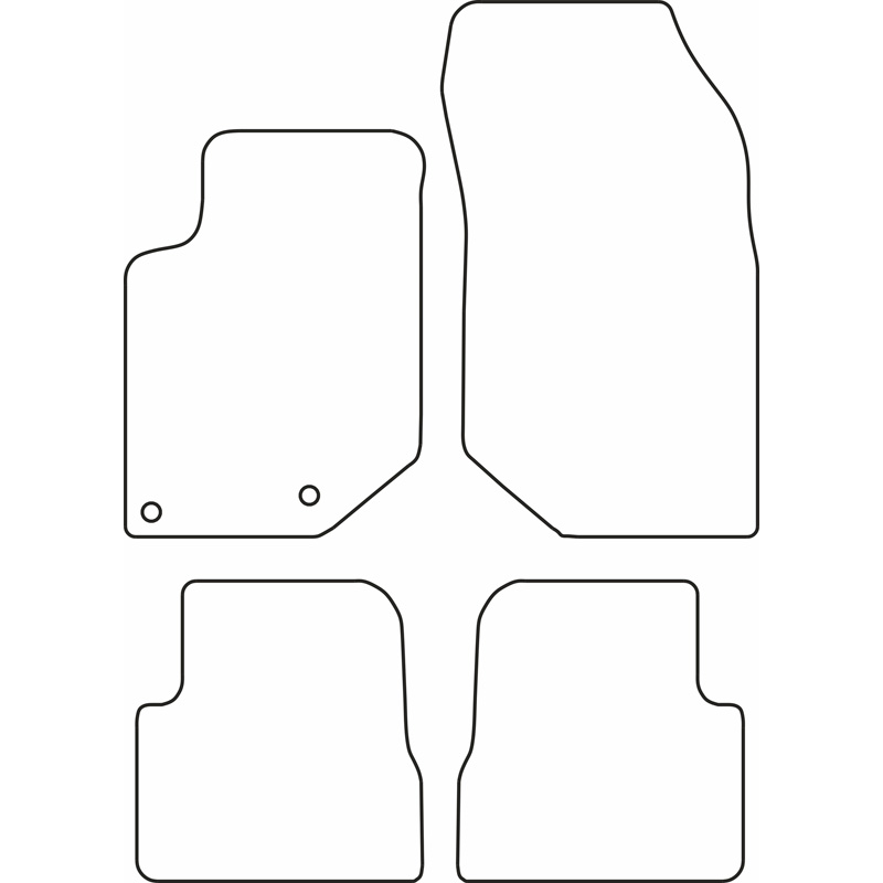Set de tapis de sol sur mesure pour Opel Mokka 2020- excl. e-Mokka