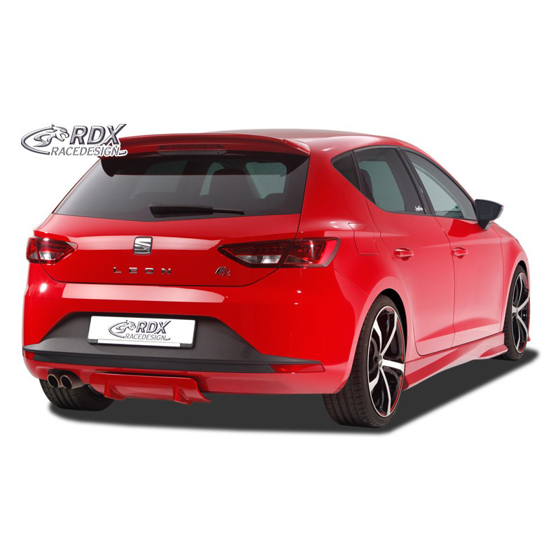 Jupe arrière 'Diffuseur U-Diff' sur mesure pour Seat Leon (5F) incl. FR/SC/ST 2012-2020 (PU)