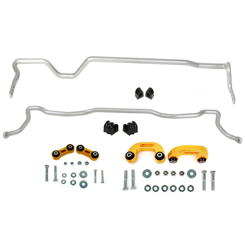 Whiteline Kit de barre stabilisatrice avant et arrière sur mesure pour Subaru Forester SF 2.0 4WD/2.5 4WD 1997-2002