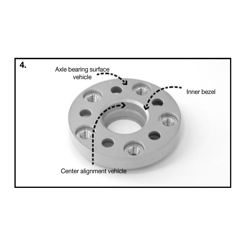 H&R Set des espaceurs de roues Système-DRA 70mm par essieu - Cartouche de boulon 5x112 - Moyeu 66,5mm - Taille de boulon M14x1,5 - sur mesure pour Mercedes - Noir