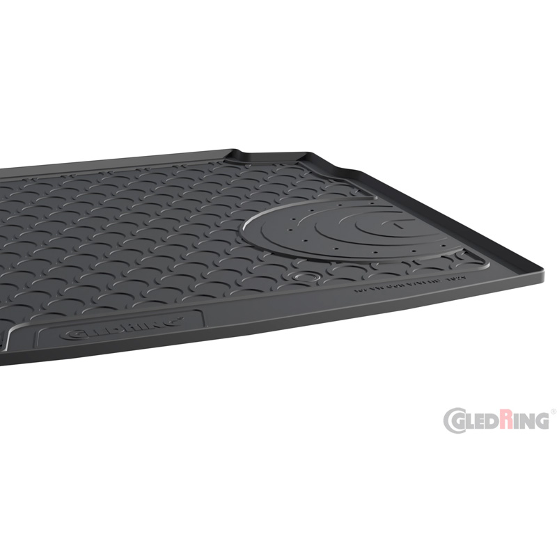 Coquille coffre-arrière Rubbasol (caoutchouc) sur mesure pour Volkswagen Golf V & VI HB 3/5-portes 2003-2012 (avec roue galette)