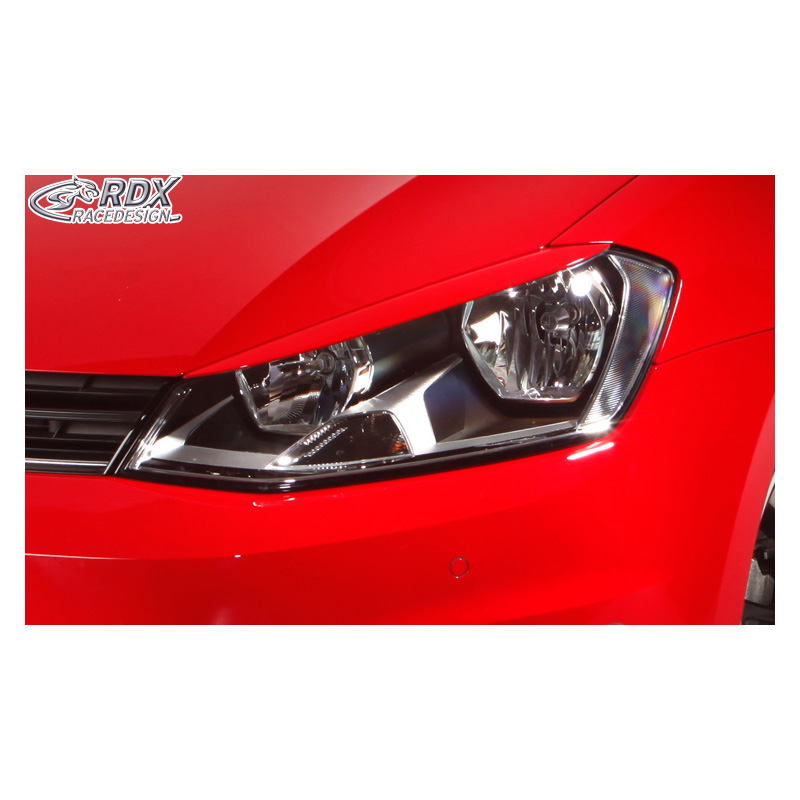 Spoilers de phares sur mesure pour Volkswagen Golf VII 2012-2017 (ABS)