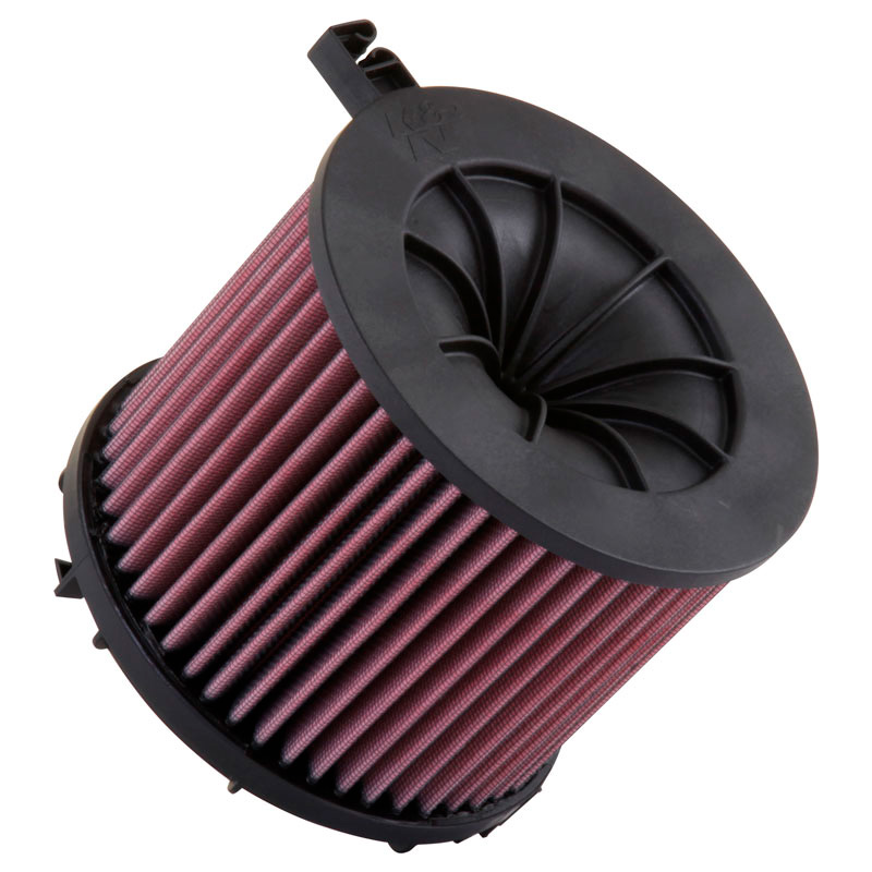 K&N Filtre à air de remplacement sur mesure pour Audi A4 (8W/B9) / A5 (F5) / Q5 (FY) 2.0 (Diesel incl. Quattro) 2016- (E-0648)