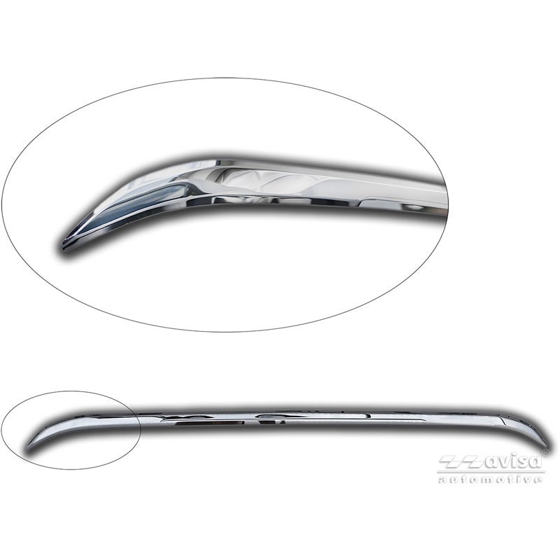 Avisa Moulure de hayon en inox Chrome sur mesure pour Volkswagen ID.3 2019-2023 & Facelift 2023-