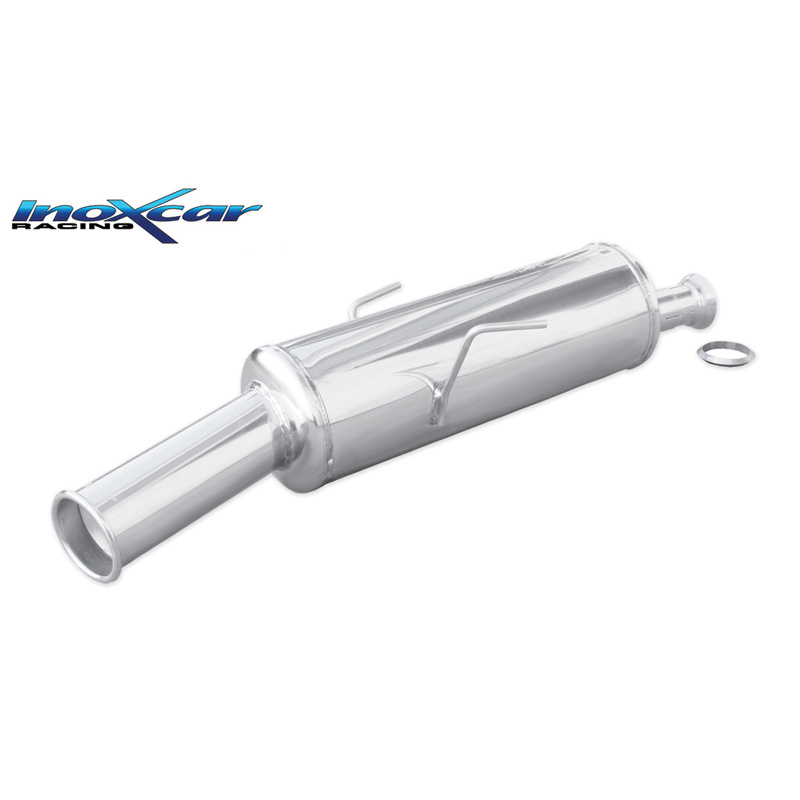 100% Inox Échappement Sport sur mesure pour Peugeot 205 1.9 GTI 182cv 1984- 1x76mm Retro Style