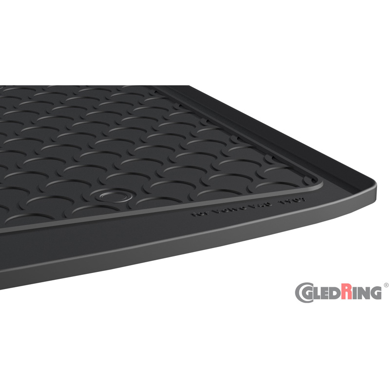 Coquille coffre-arrière Rubbasol (caoutchouc) sur mesure pour Volvo V40 D2/D3/D4 (Euro6) 2018- (Sol en haut)