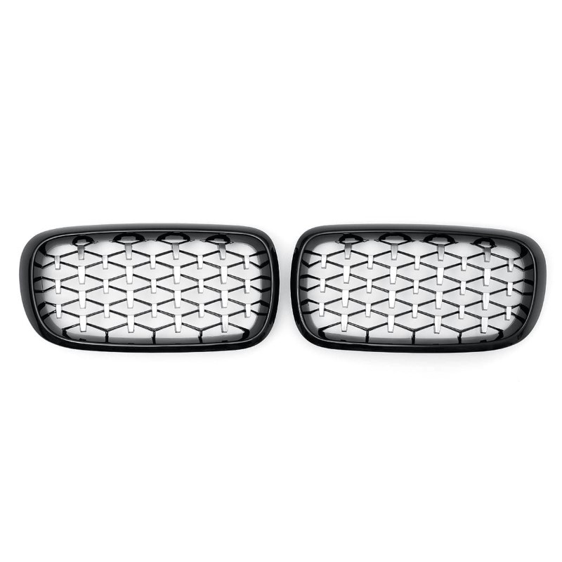 Grills BMW X5 F15 X6 F16 2013-2018 Exclusive Glanzend Zwart/Alu