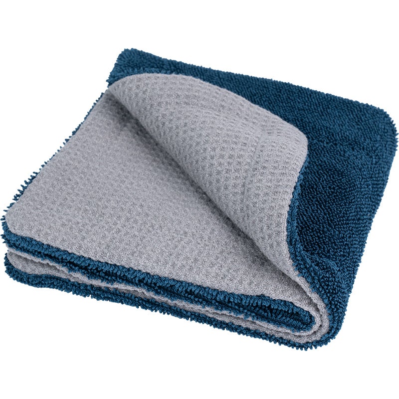 Chemical Guys CleanStroke Dual-Sided Microfiber Glass Towel 16x16inch (2-Pack)